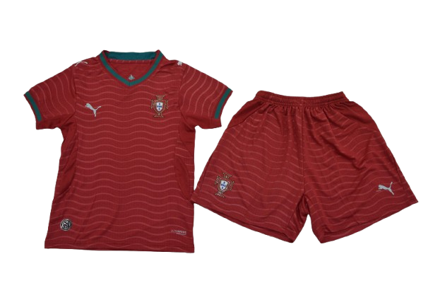 Equipacion Seleccion Protugal Niños 1ª Equipación 2025-2026 Camiseta + Pantalón