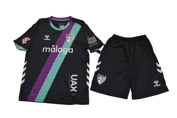 Equipación Málaga CF Niños 2ª Equipación 2025-2026 Camiseta + Pantalón