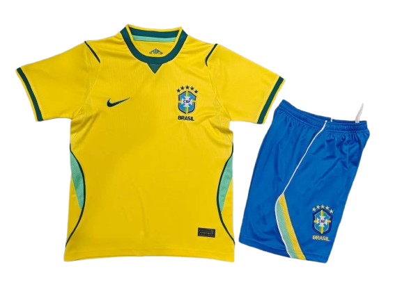 Camiseta Selección de Brasil Mudial 2026 niños